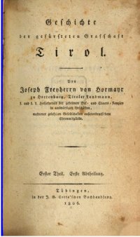 cover of the book Geschichte der gefürsteten Grafschaft Tirol