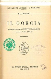 cover of the book Gorgia