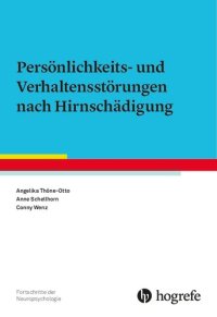 cover of the book Persönlichkeits- und Verhaltensstörungen nach Hirnschädigung