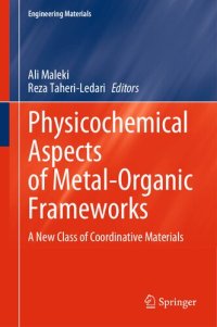 cover of the book Physicochemical Aspects of Metal-Organic Frameworks: A New Class of Coordinative Materials