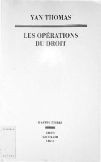 cover of the book Les Opérations du droit