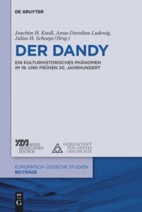 cover of the book Der Dandy: Ein kulturhistorisches Phänomen im 19. und 20. Jahrhundert