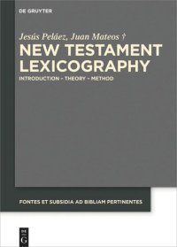 cover of the book New Testament Lexicography: Introduction - Theory - Method