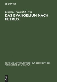 cover of the book Das Evangelium nach Petrus: Text, Kontexte, Intertexte