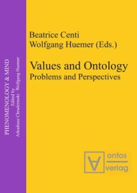 cover of the book Values and Ontology: Problems and Perspectives