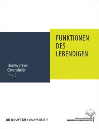 cover of the book Funktionen des Lebendigen