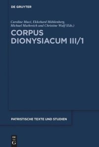 cover of the book Corpus Dionysiacum III/1: Pseudo-Dionysius Areopagita: Epistola ad Timotheum de morte apostolorum Petri et Pauli

Homilia (BHL 2187)