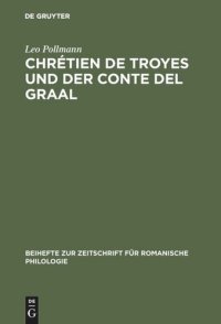 cover of the book Chrétien de Troyes und der Conte del Graal