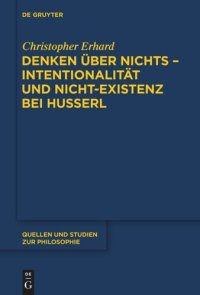 cover of the book Denken über nichts - Intentionalität und Nicht-Existenz bei Husserl