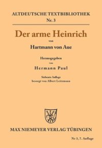 cover of the book Der arme Heinrich