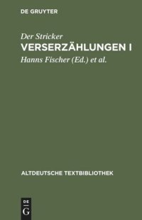 cover of the book Verserzählungen I