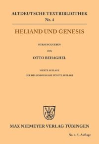 cover of the book Heliand und Genesis