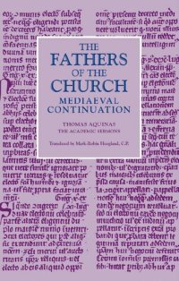 cover of the book The Academic Sermons (Fathers of the Church Medieval Continuations)