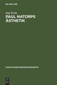 cover of the book Paul Natorps Ästhetik