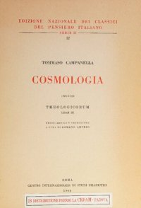 cover of the book Cosmologia : inediti : Theologicorum liber III