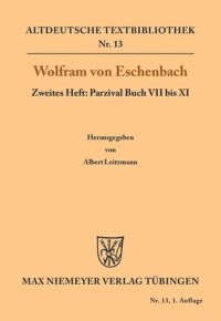 cover of the book Zweites Heft. Parzival: Buch VII bis XI