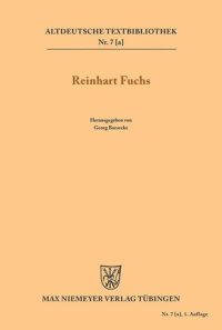 cover of the book Heinrichs des Glichezares Reinhart Fuchs