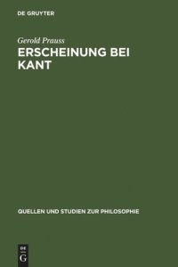 cover of the book Erscheinung bei Kant: Ein Problem der "Kritik der reinen Vernunft"