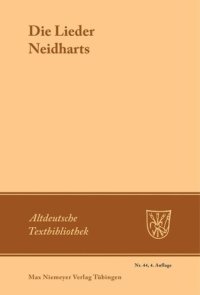 cover of the book Die Lieder Neidharts