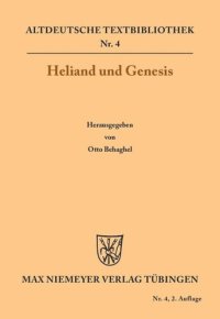 cover of the book Heliand und Genesis