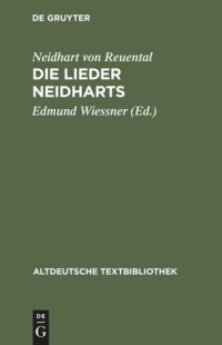 cover of the book Die Lieder Neidharts