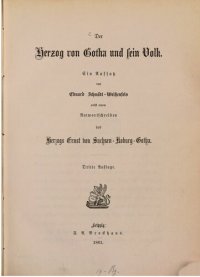 cover of the book Der Herzog von Gotha und sein Volk