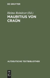 cover of the book Mauritius von Craûn