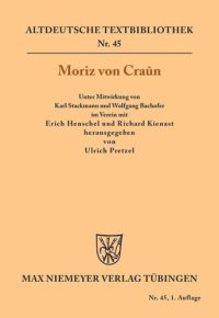 cover of the book Moriz von Craun