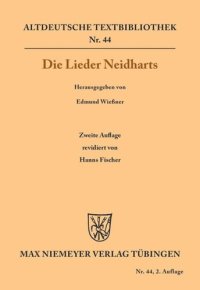 cover of the book Die Lieder Neidharts