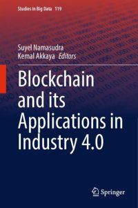 cover of the book Blockchain and its Applications in Industry 4.0