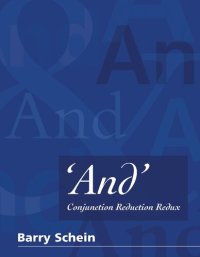 cover of the book ‘And’: Conjunction Reduction Redux