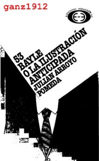 cover of the book Bayle o la Ilustración anticipada