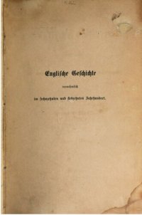 cover of the book Englische Geschichte, vornehmlich im sechzehnten und siebzehnten Jahrhundert