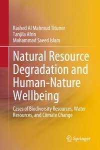 cover of the book Natural Resource Degradation and Human-Nature Wellbeing: Cases of Biodiversity Resources, Water Resources, and Climate Change