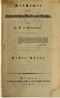 cover of the book Geschichte des schwedischen Volks und Reichs