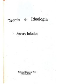 cover of the book Ciencia e Ideología