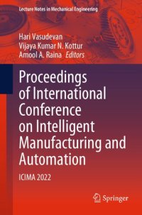 cover of the book Proceedings of International Conference on Intelligent Manufacturing and Automation: ICIMA 2022