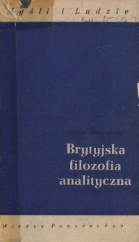 cover of the book Brytyjska filozofia analityczna