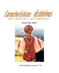 cover of the book Características distintivas del quechua de Corongo (Áncash)