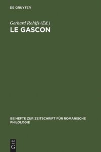 cover of the book Le gascon: Études de philologie pyrénéenne