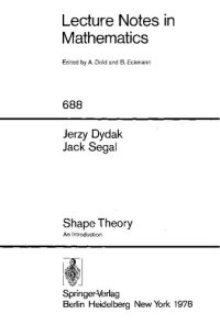 cover of the book Shape Theory: An Introduction