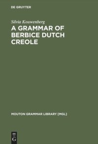 cover of the book A Grammar of Berbice Dutch Creole