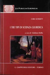 cover of the book I tre tipi di scienza giuridica