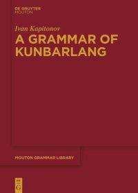 cover of the book A Grammar of Kunbarlang