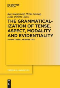 cover of the book The Grammaticalization of Tense, Aspect, Modality and Evidentiality: A Functional Perspective