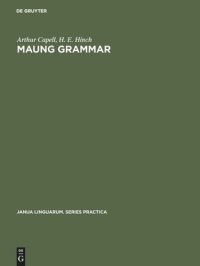 cover of the book Maung grammar: Texts and vocabulary