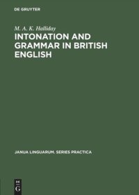 cover of the book Intonation and grammar in British English