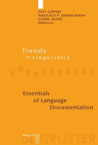 cover of the book Essentials of Language Documentation