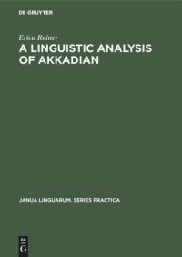 cover of the book A Linguistic Analysis of Akkadian