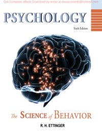 cover of the book Psychology The Science of Behavior